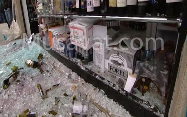 Bakıda qəribə oğurluq - Pul aparılmır, içkilər sındırılır+Fotolar