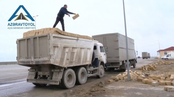 Yük maşını 600 manat cərimələndi