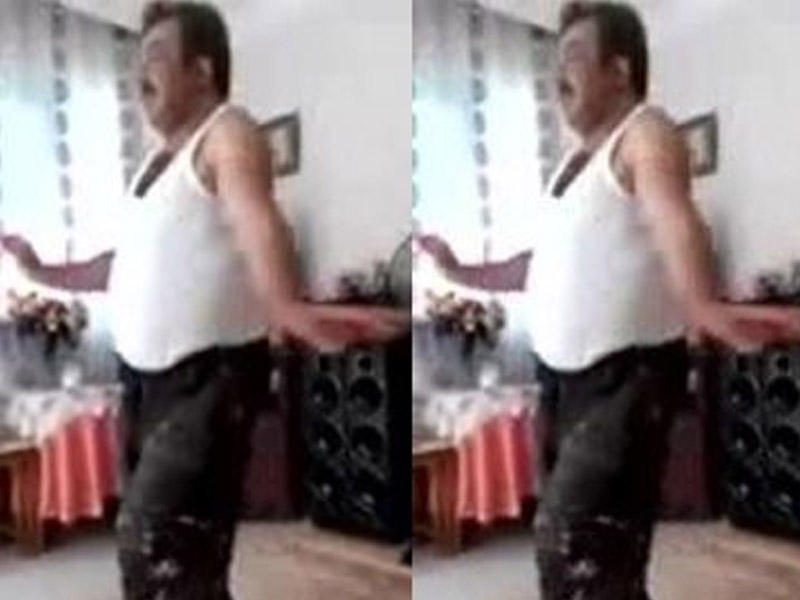 Yaşlı kişinin oriyental rəqsi rekord qırır - VİDEO