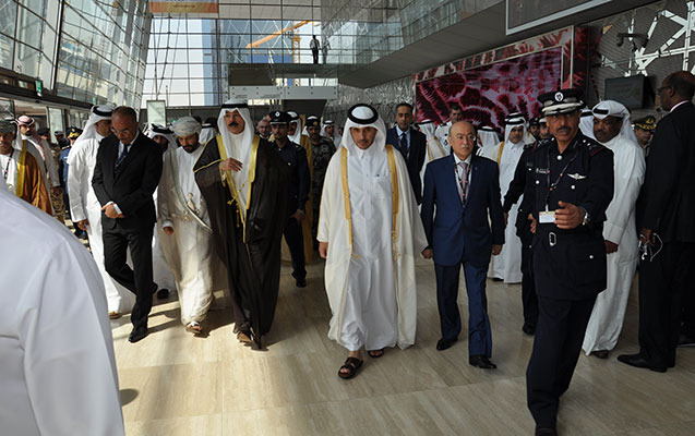 Kəmaləddin Heydərov Qətər şeyxləri ilə birgə - FOTOLAR