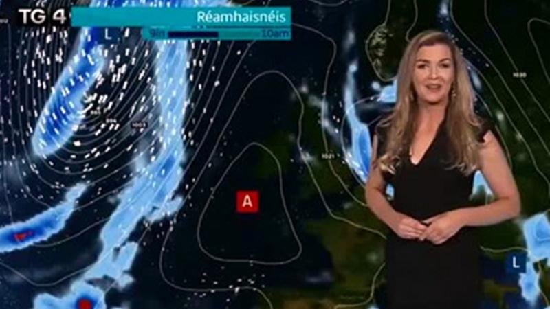 Aparıcını canlı efirdə ildırım vurdu- VİDEO