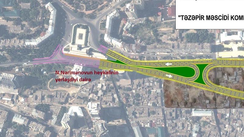 Füzuli meydanı ləğv edilir- FOTOLAR