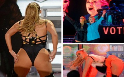 Cennifer Lopez əndamı ilə amerikalılardan Klintona səs istədi - FOTOLAR