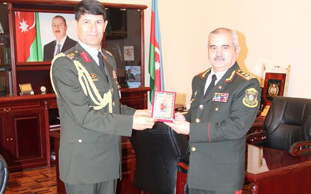 Arzu Rəhimov Türkiyənin ölkəmizdə yeni təyin olunmuş hərbi attaşesi ilə görüşüb