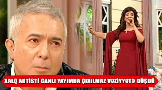 Xalq artistinin mikrofonu canlı yayımda BELƏ XARAB OLDU - VİDEO