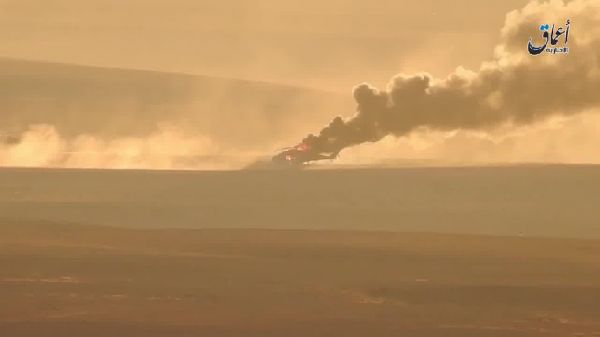 İŞİD rus helikopterini vurdu - 2 pilot... - VİDEO