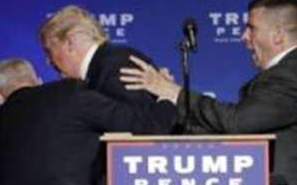 Trampın çıxışı zamanı HƏYƏCAN — Namizədi səhnədən düşürdülər