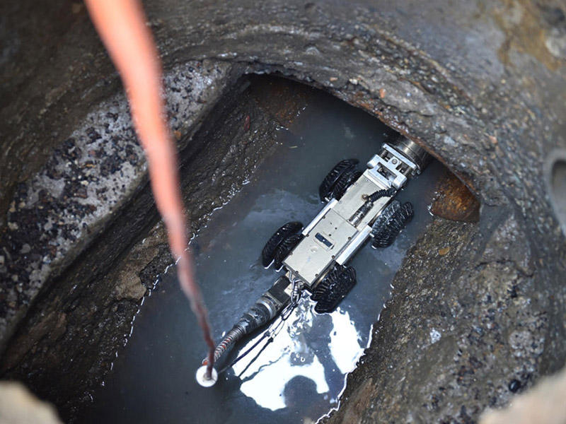 Bakının kanalizasiya xəttini robotlar təmizləyir - FOTOLAR