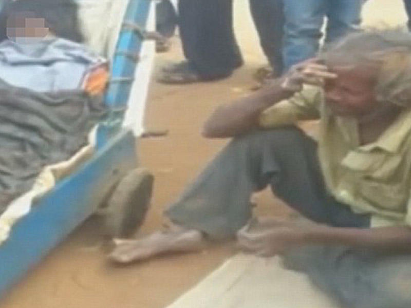 Arvadının cəsədini 50 km daşıdı, sonra yorulub ağladı - VİDEO - FOTOLAR