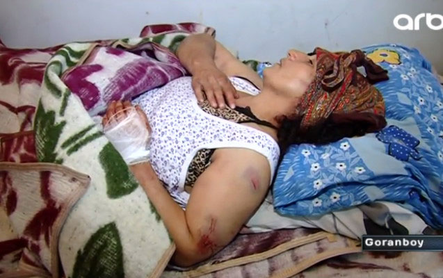 Kişi sevgilisini dəmirlə döyüb - Goranboyda + Video