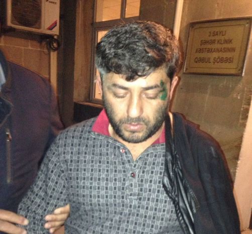 Bakıda yol polisləri sürücünü belə döydü – FOTOLAR