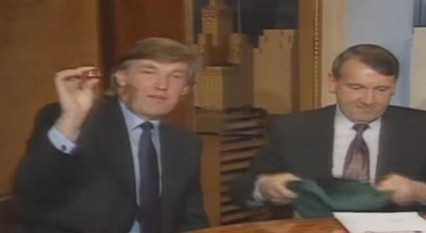 Donald Tramp püşkatmada - VİDEO