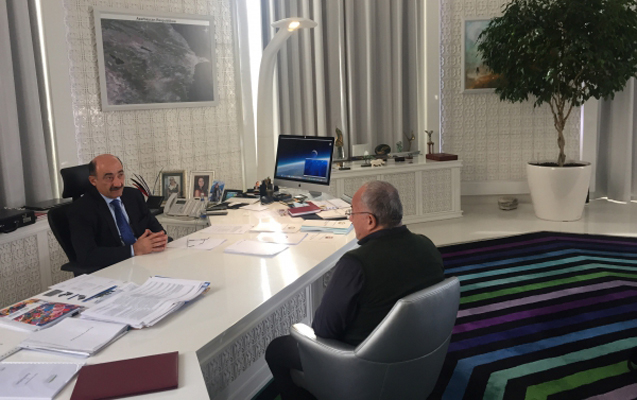 Nazir “Əlcəzirə” kanalına müsahibə verib - FOTO