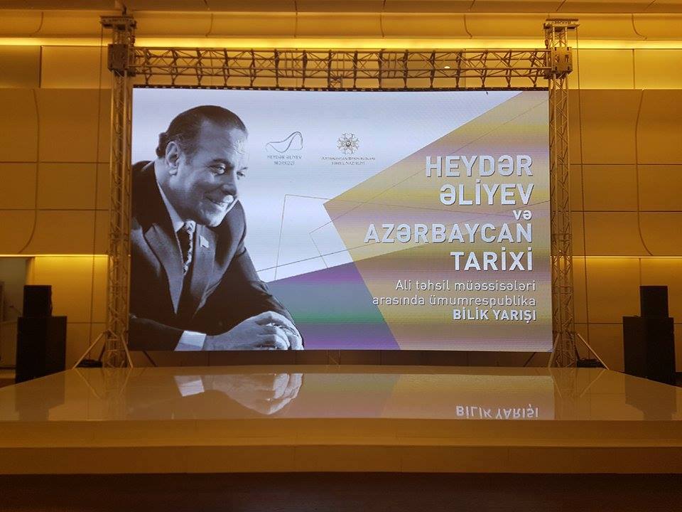 “Heydər Əliyev və Azərbaycan tarixi” adlı  III ümumrespublika bilik yarışı keçirilib