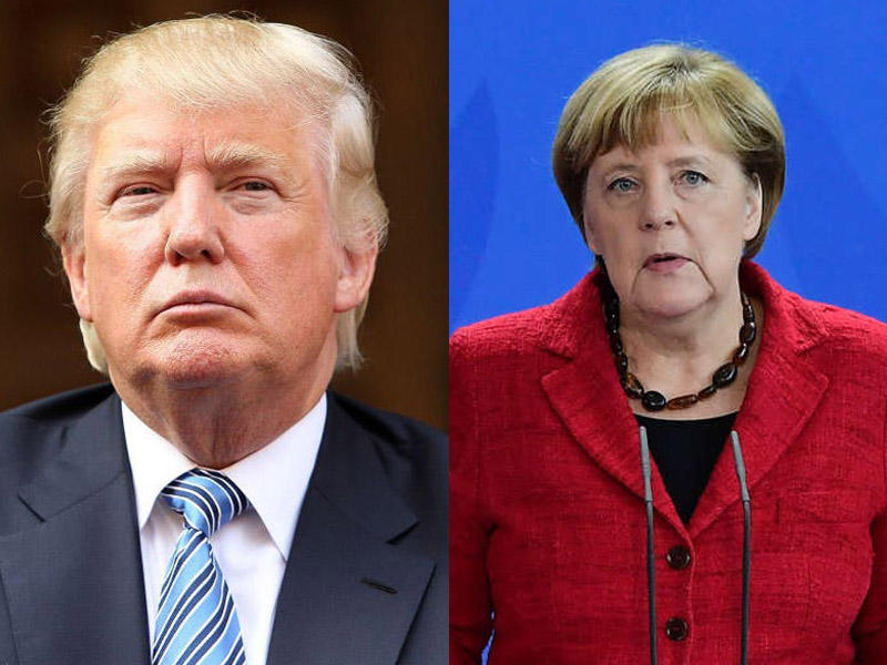 Merkel və Tramp telefonla danışdılar