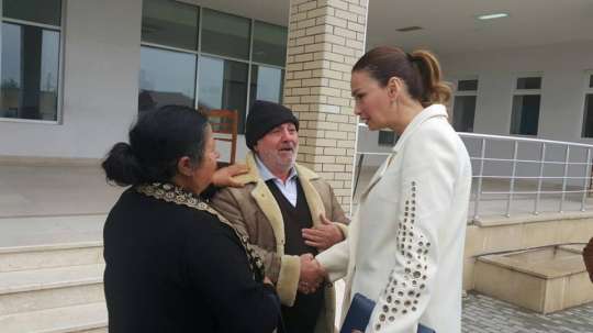 Qənirə Paşayeva Tovuzda kəndləri ziyarət etdi - FOTOLAR