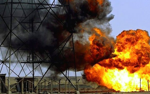 Terrorçular neft borusunu partlatdılar