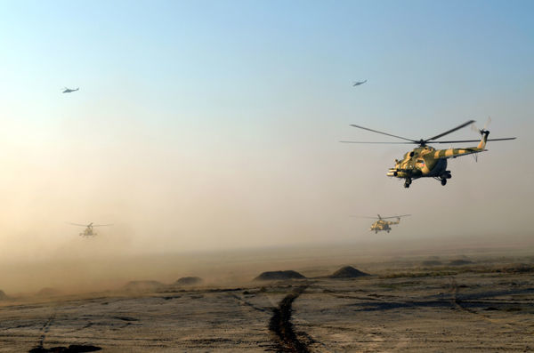 İrimiqyaslı təlimlər davam edir – FOTO + VİDEO