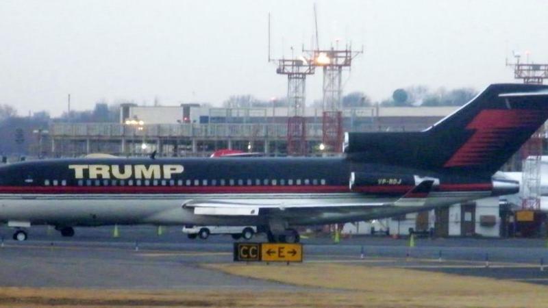 Trampın 100 milyonluq şəxsi təyyarəsi - VİDEO