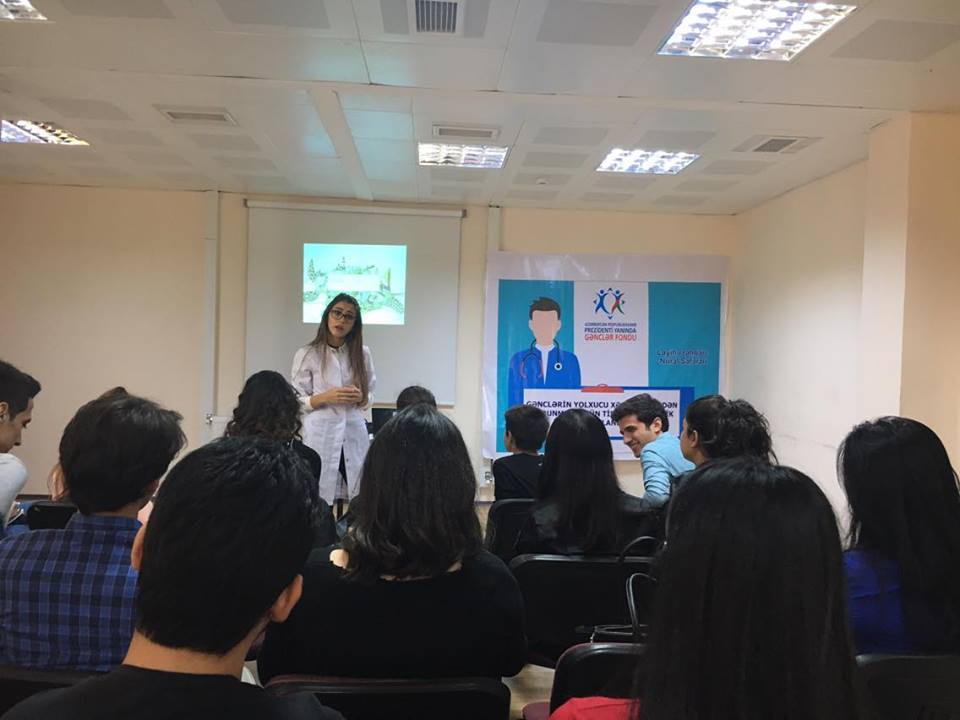 “Gənclərin yoluxucu xəstəliklərdən qorunması üçün profilaktik məlumatlandırma seminarları ” adlı layihə baş tutdu