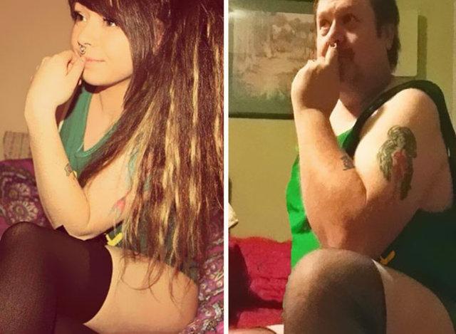 Seksual pozaları yamsılayan ata fenomen oldu - Fotolar