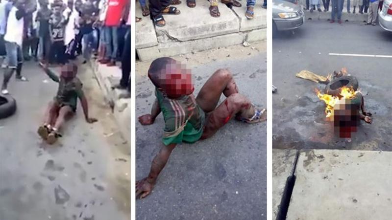 DƏHŞƏT! Əvvəl döydülər, sonra yandırıb öldürdülər – VİDEO(18+)