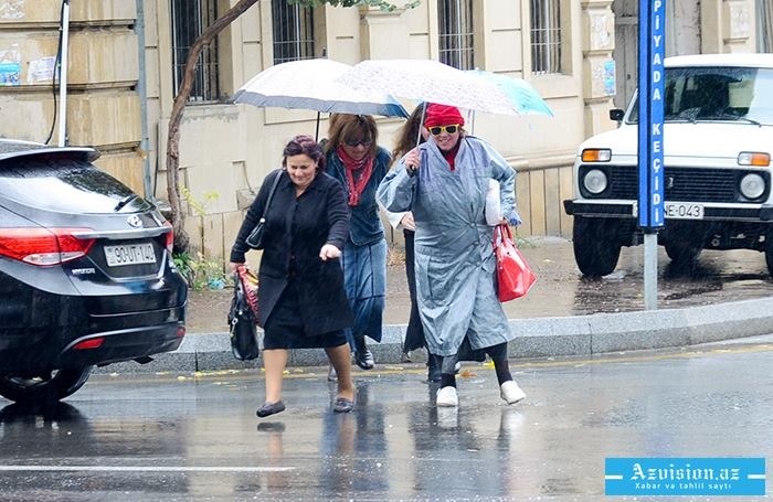 İstirahət günü yağış yağacaq
