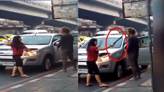 Qadın sərxoş ərinin başına elə oyun gətirdi ki... - VİDEO