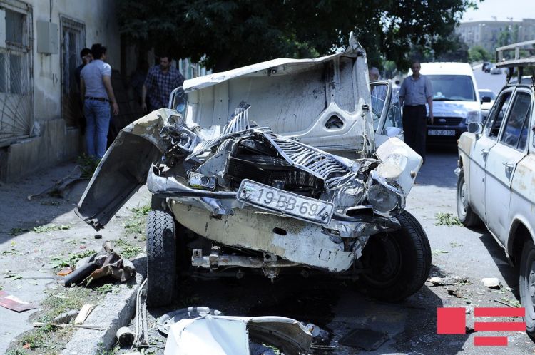 Saatlıda avtomobil aşıb, sürücü ölüb