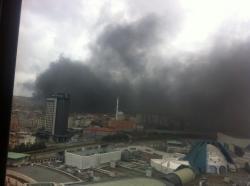 İstanbulda güclü yanğın - FOTOLAR