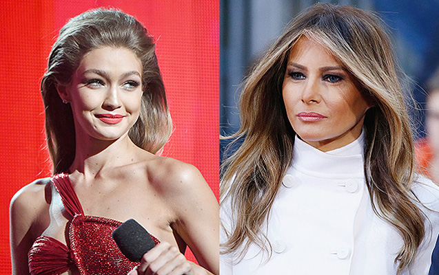 Dodaqlarını büzərək Trampın xanımını parodiya etdi - Üzr istədi