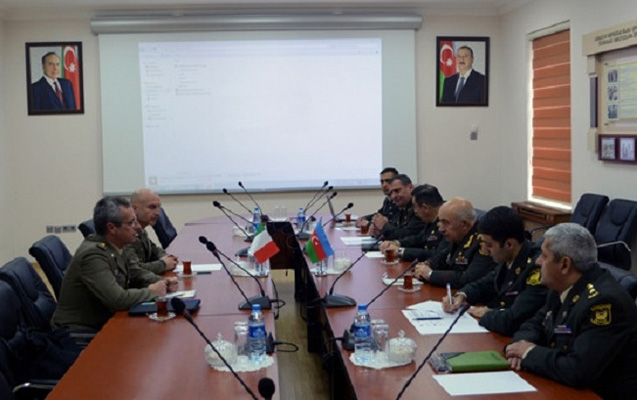 Azərbaycanla İtaliyanın hərbi ekspertləri görüşdü