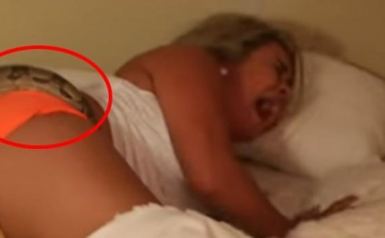 Yataqda sevgilisinə elə pis sürpriz etdi ki... - video