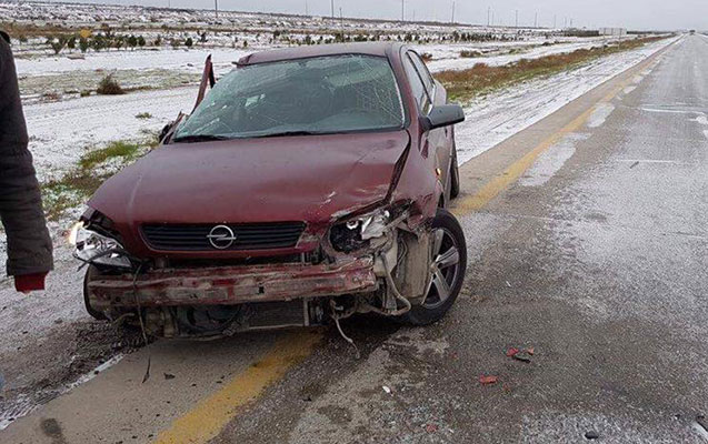 Samir Əsədli qəzaya düşdü - FOTO