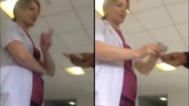 Dövlət xəstəxanasında rüşvət BİABIRÇILIĞI: Həkim kameraya belə düşdü - VİDEO