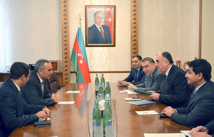 Məmmədyarov yeni səfiri qəbul edib