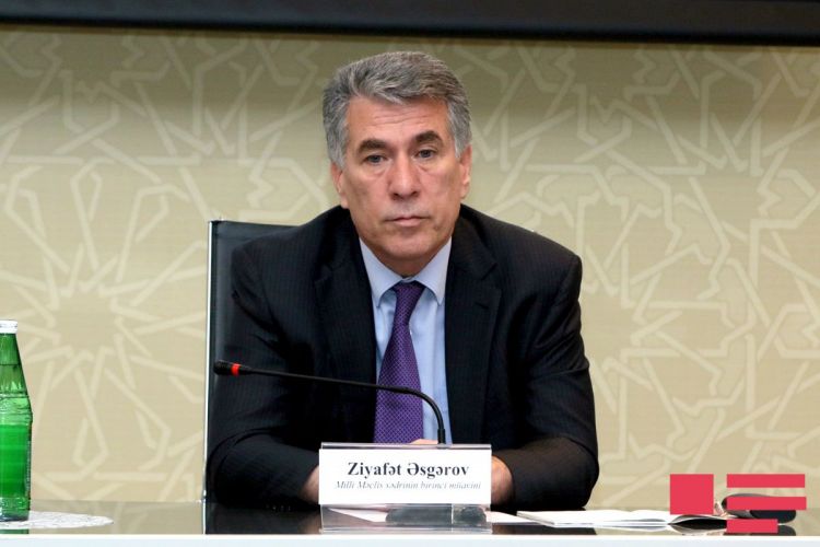 Ziyafət Əsgərov: “Azərbaycan iqtisadi böhranın baş verdiyi bir şəraitdə də iqtisadiyyatını inkişaf etdirə bilib”