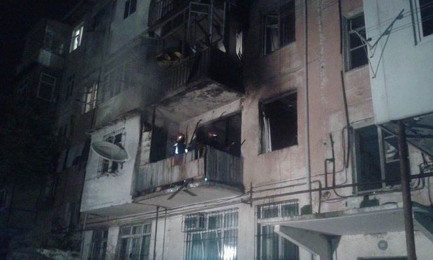 Bakıda mənzildə partlayış baş verib – FOTO