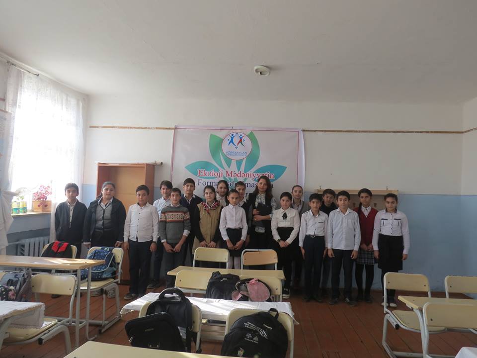 “Ekoloji mədəniyyətin formalaşdırılmasında gənclərin rolu” mövzusunda layihənin icrası davam edir
