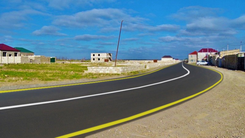 Ramana-Maştağa yolu yeniləndi