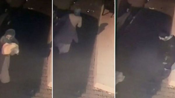 Yeni doğulan körpəsini küçəyə atıb getdi - Anbaan görüntüləndi... - VİDEO