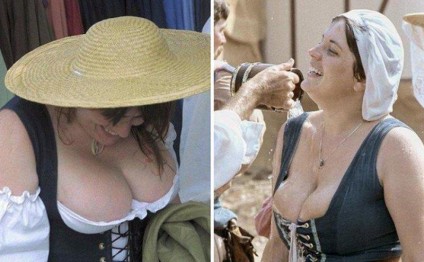 Bu kənd iri sinəli qadınları sevənlər üçün cənnətdir - FOTO