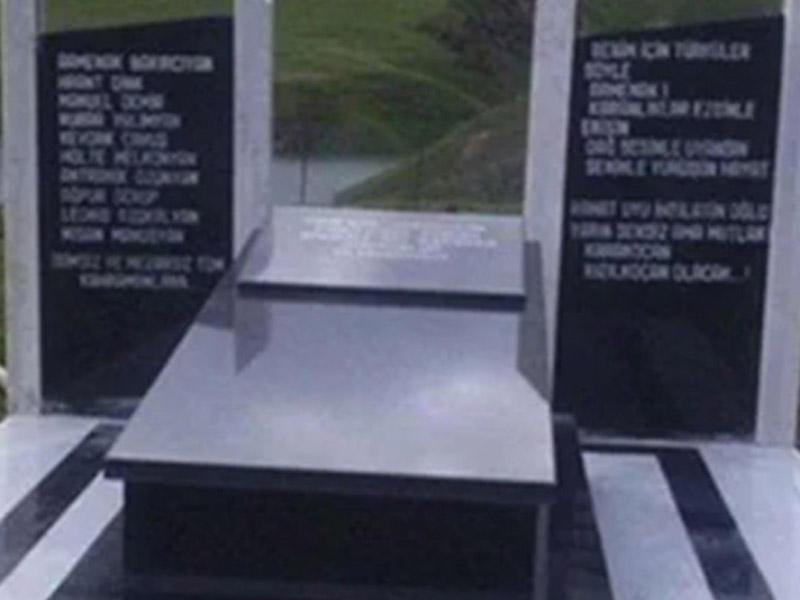 Türkiyədə erməni terroçularına abidə qoyuldu- FOTOLAR