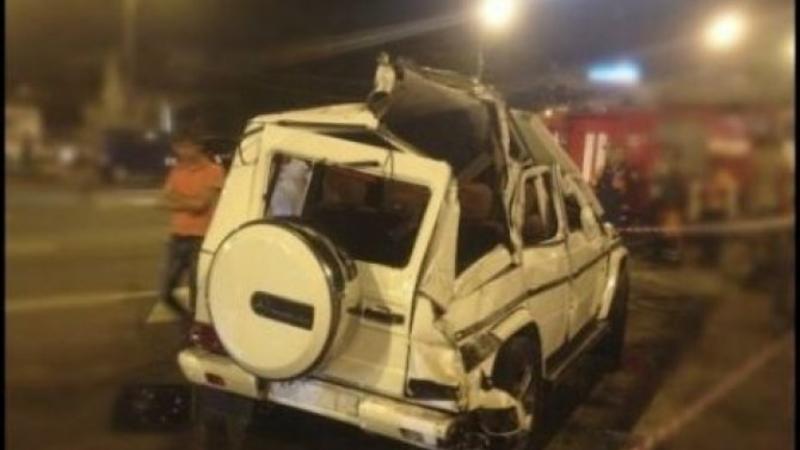 Bakıda polis rəisinin oğlu qəza törətdi: ABŞ səfirliyinin maşınına çırpıldı