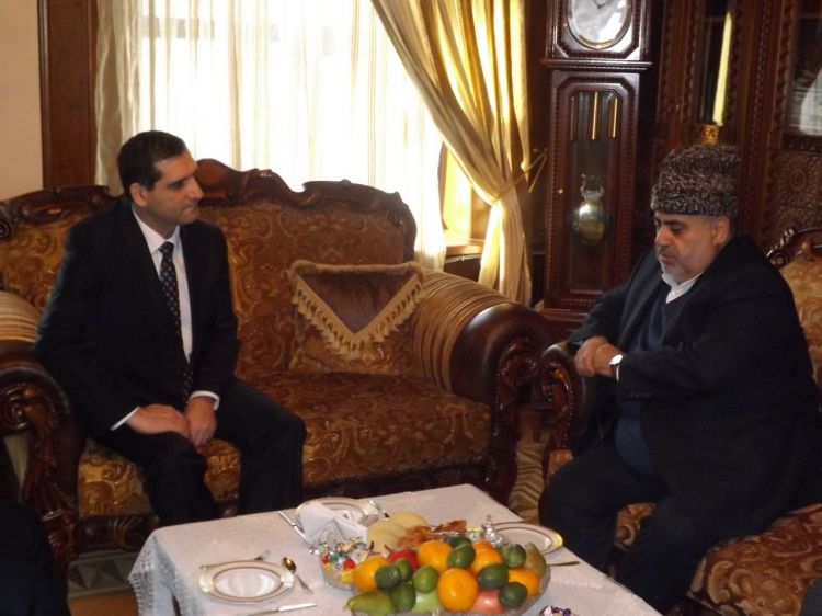 Allahşükür Paşazadə Türkiyə və İran səfirləri ilə görüşüb