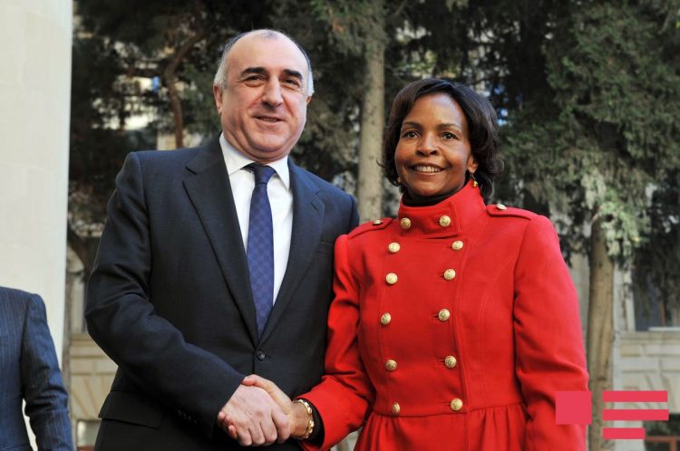 Bakıda Azərbaycan və CAR xarici işlər nazirlərinin görüşü keçirilir - FOTOLAR