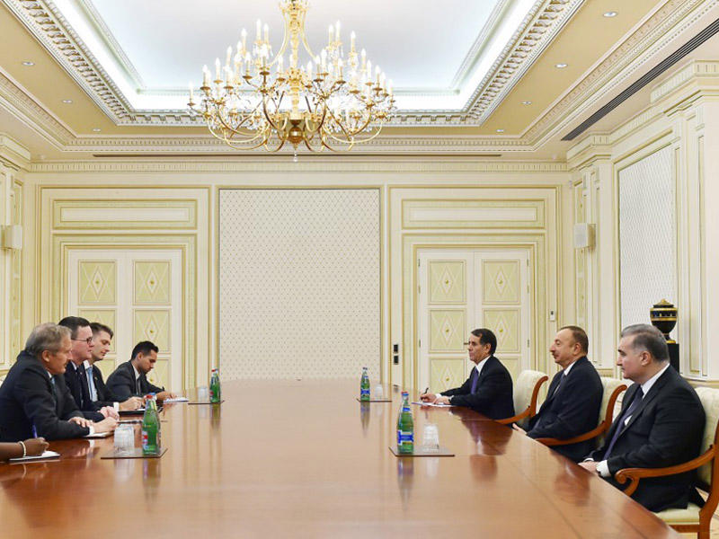 Prezident İlham Əliyev bir sıra görüşlər keçirib - FOTOLAR