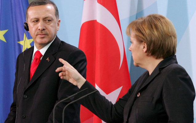Ərdoğanla Merkel Hələb və Kiprdən danışdı