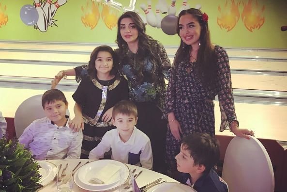 Prezidentin nəvələrinin ad günündən FOTOLAR