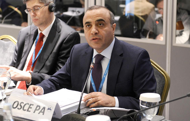 Azay Quliyev ATƏT PA-nın iclasına təkliflərlə çıxış edəcək